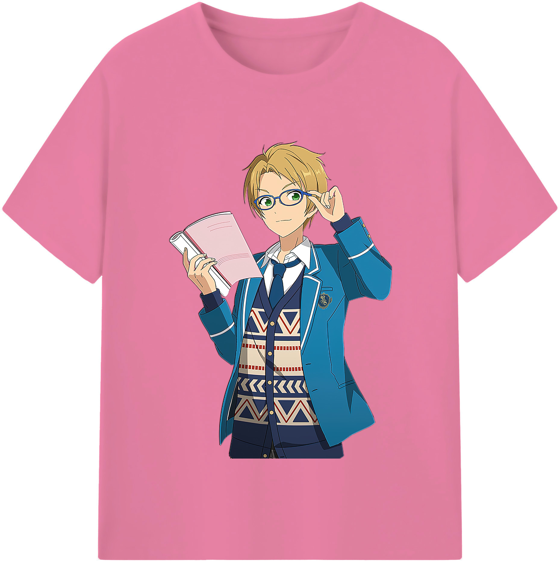 （画像用） あんさんぶるスターズ! Ensemble Stars 綿100％半袖Tシャツ（フロントプリント）